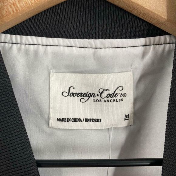 Sovereign Code Perforated Mesh Bomber Jacket - Picture 6 of 9